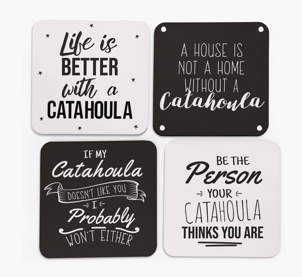 {breedFullName} Quote Coasters - Set of 4