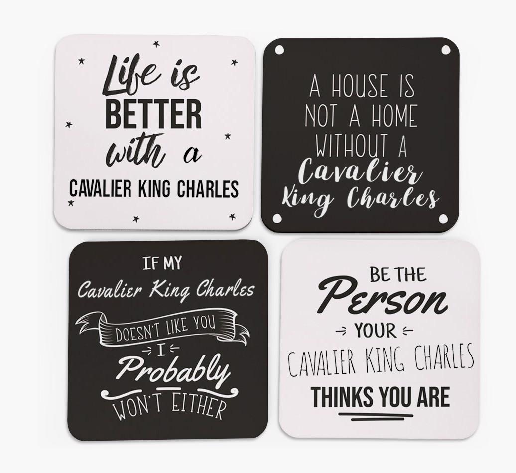 {breedFullName} Quote Coasters - Set of 4