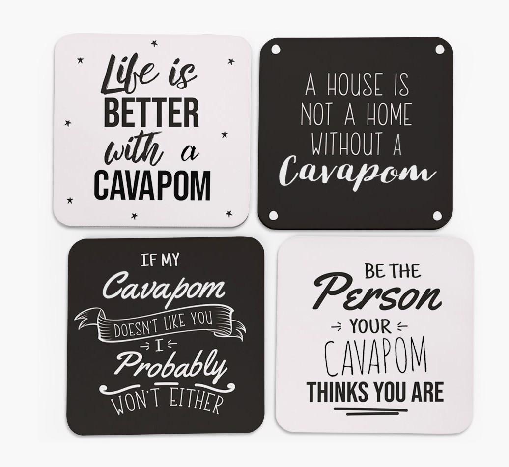 {breedFullName} Quote Coasters - Set of 4