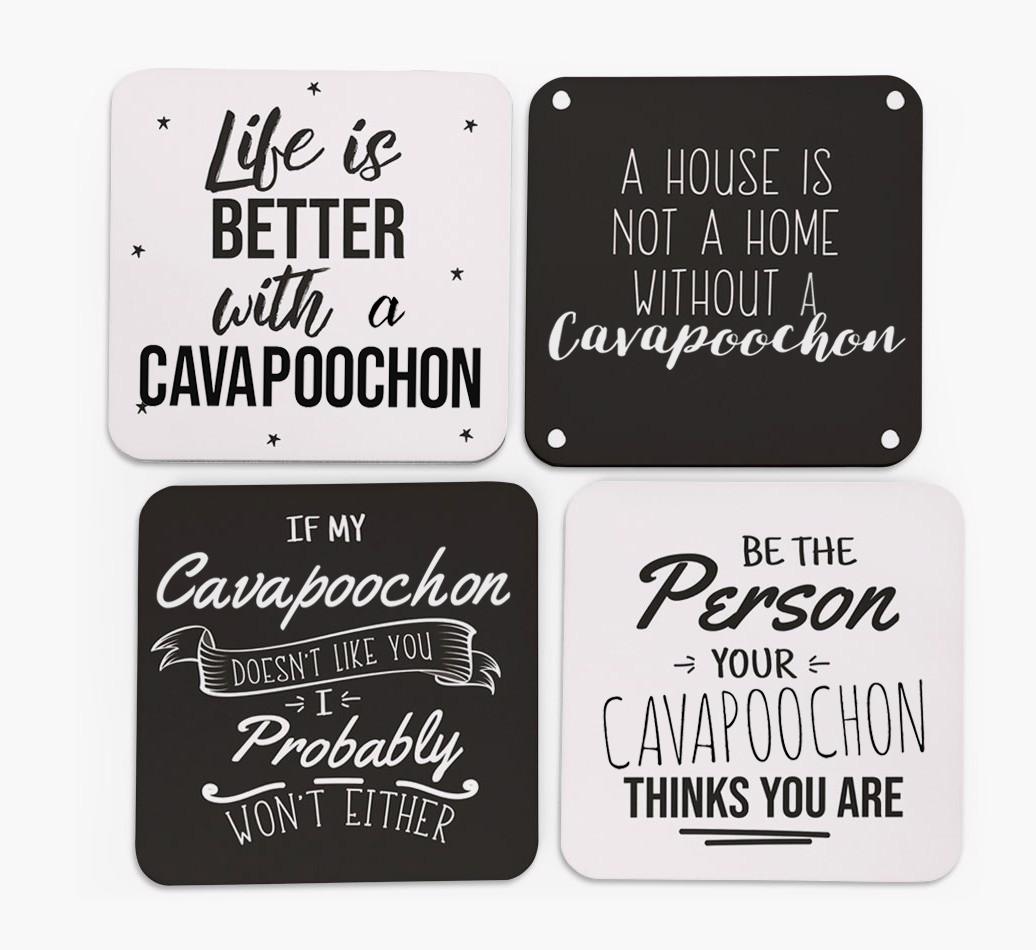 {breedFullName} Quote Coasters - Set of 4