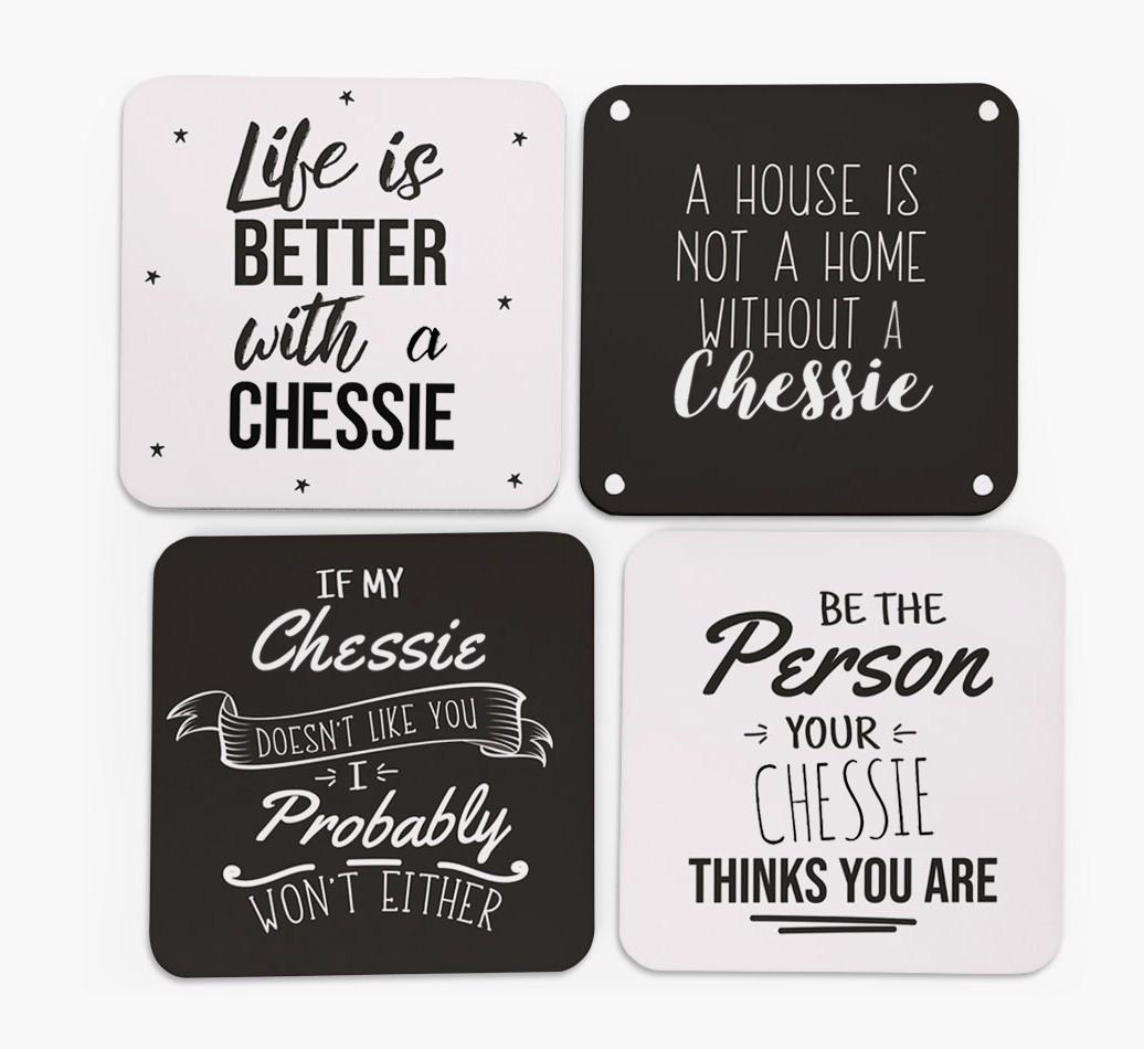 {breedFullName} Quote Coasters - Set of 4