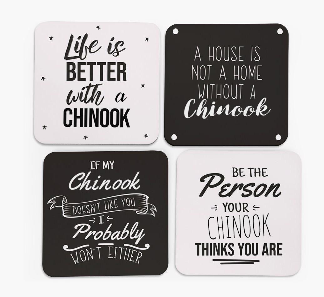 {breedFullName} Quote Coasters - Set of 4
