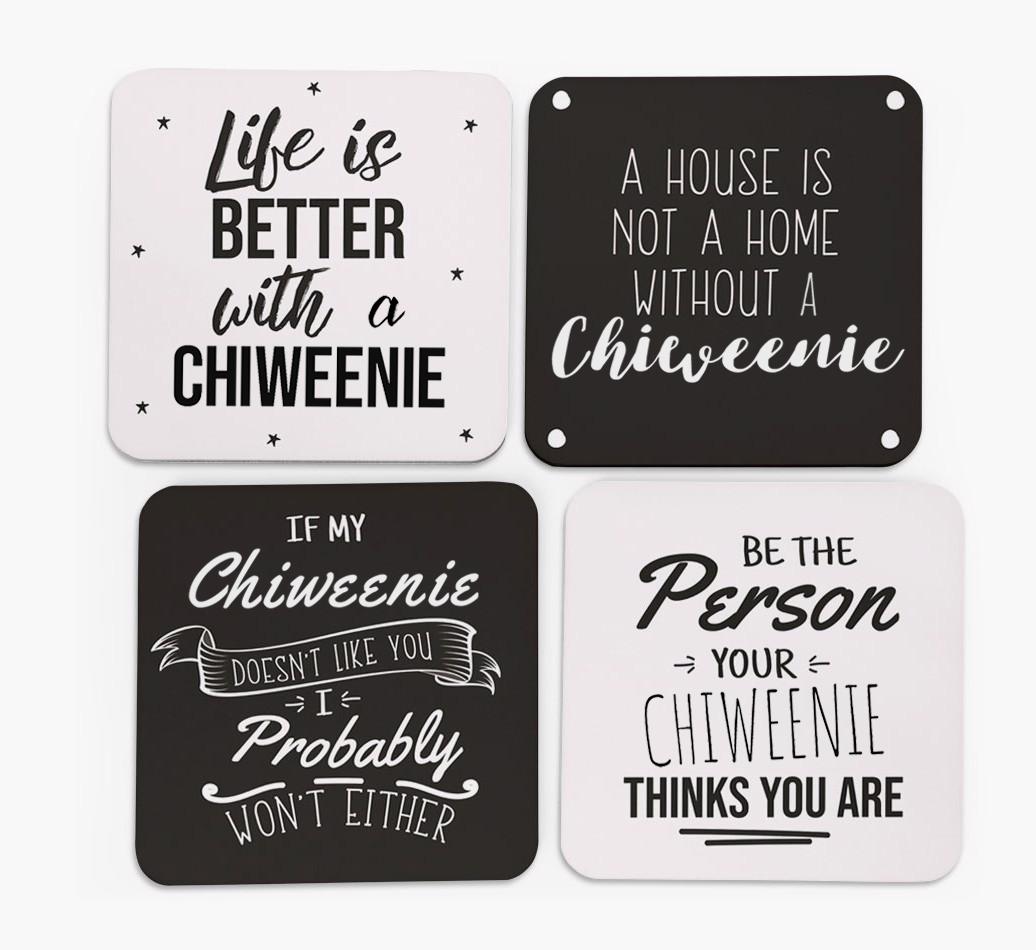 {breedFullName} Quote Coasters - Set of 4