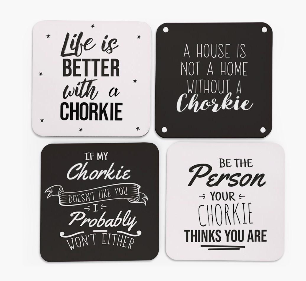 {breedFullName} Quote Coasters - Set of 4