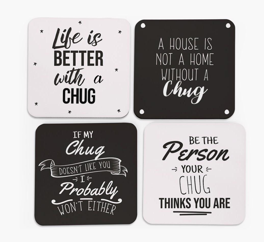 {breedFullName} Quote Coasters - Set of 4