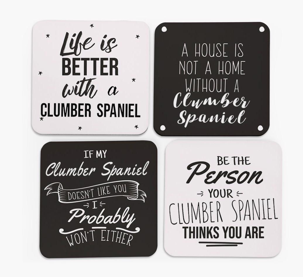 {breedFullName} Quote Coasters - Set of 4