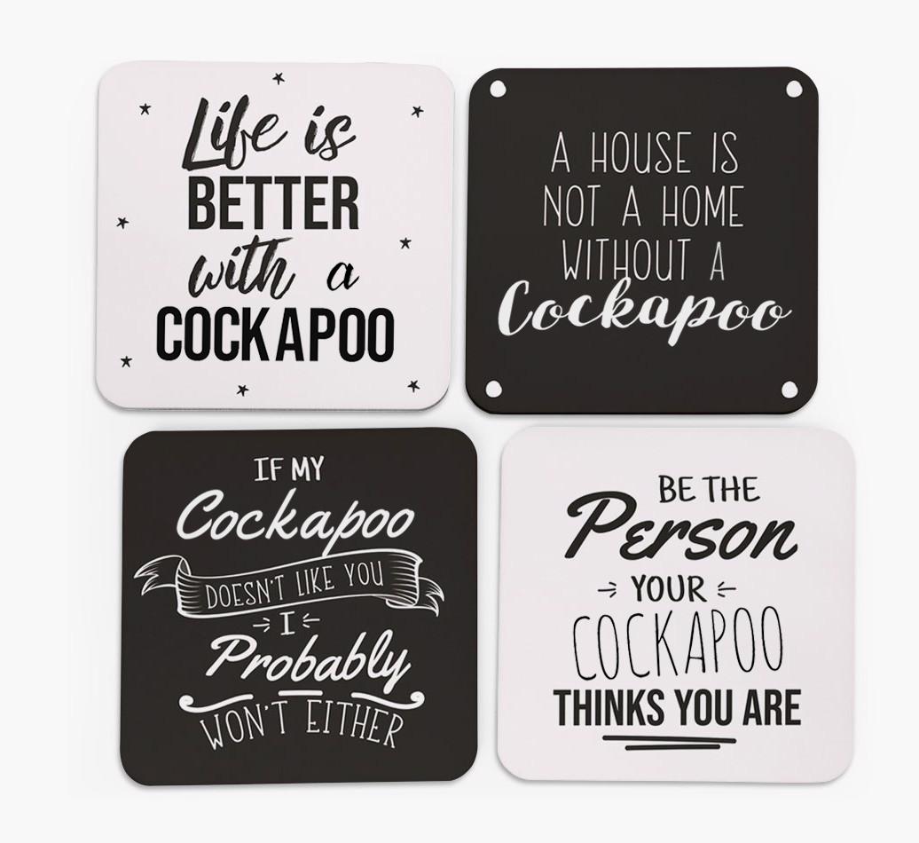 {breedFullName} Quote Coasters - Set of 4