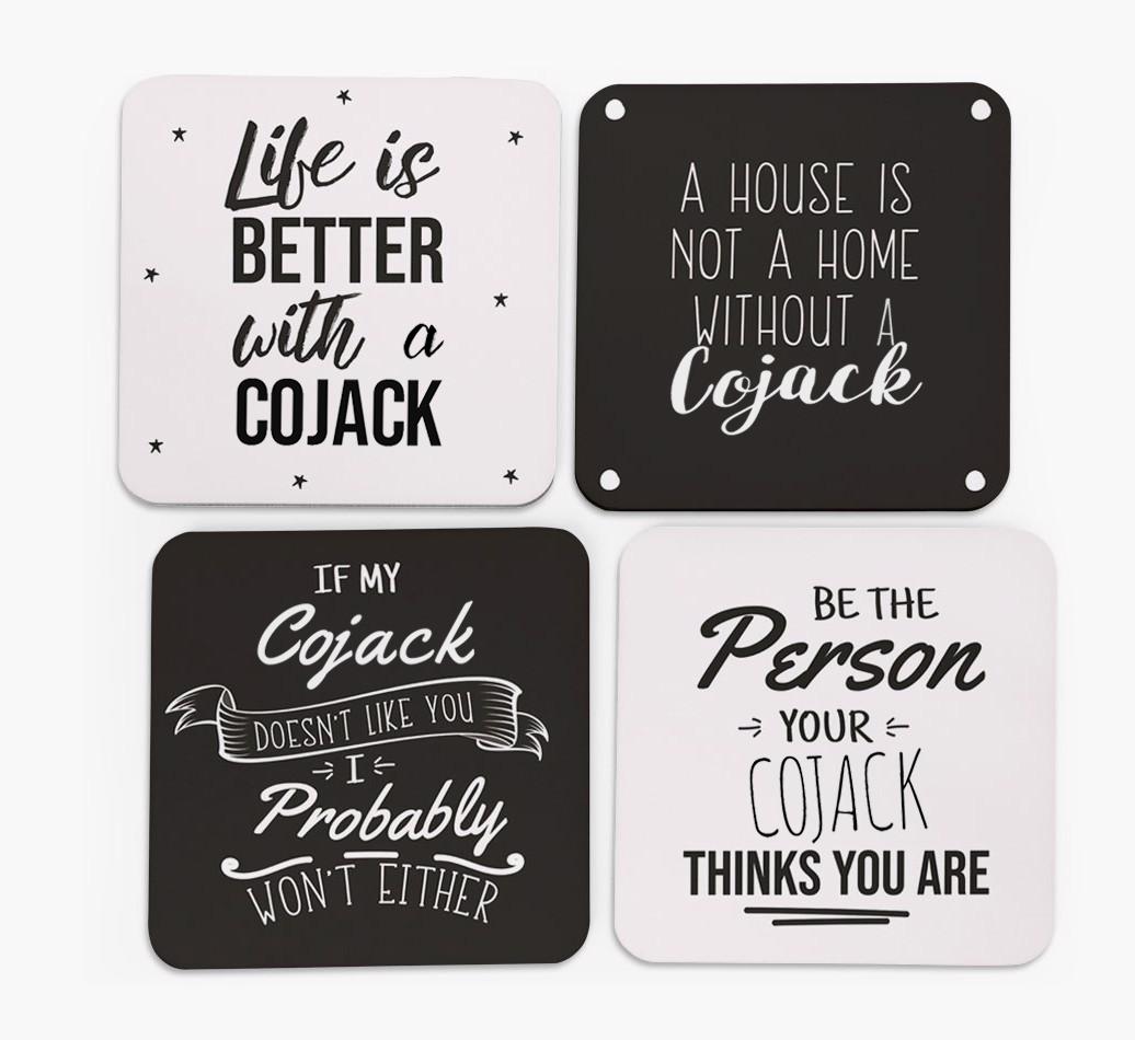 {breedFullName} Quote Coasters - Set of 4