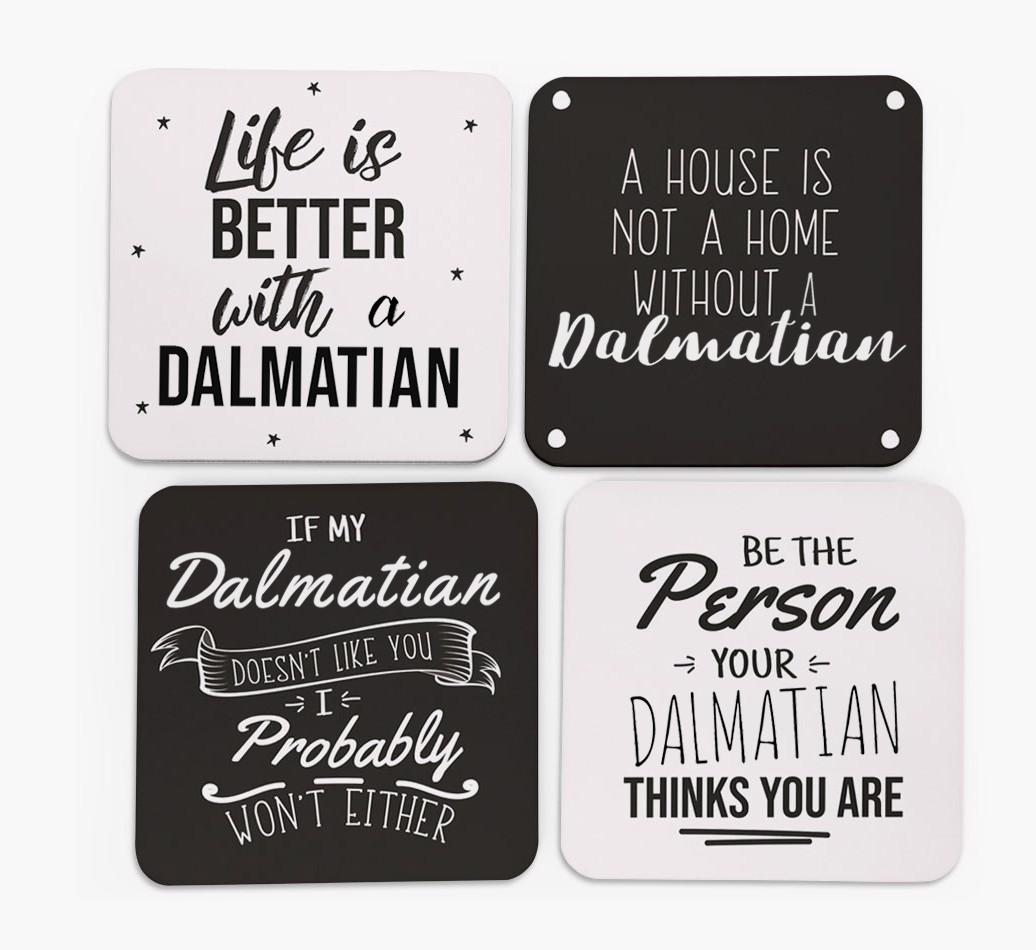 {breedFullName} Quote Coasters - Set of 4