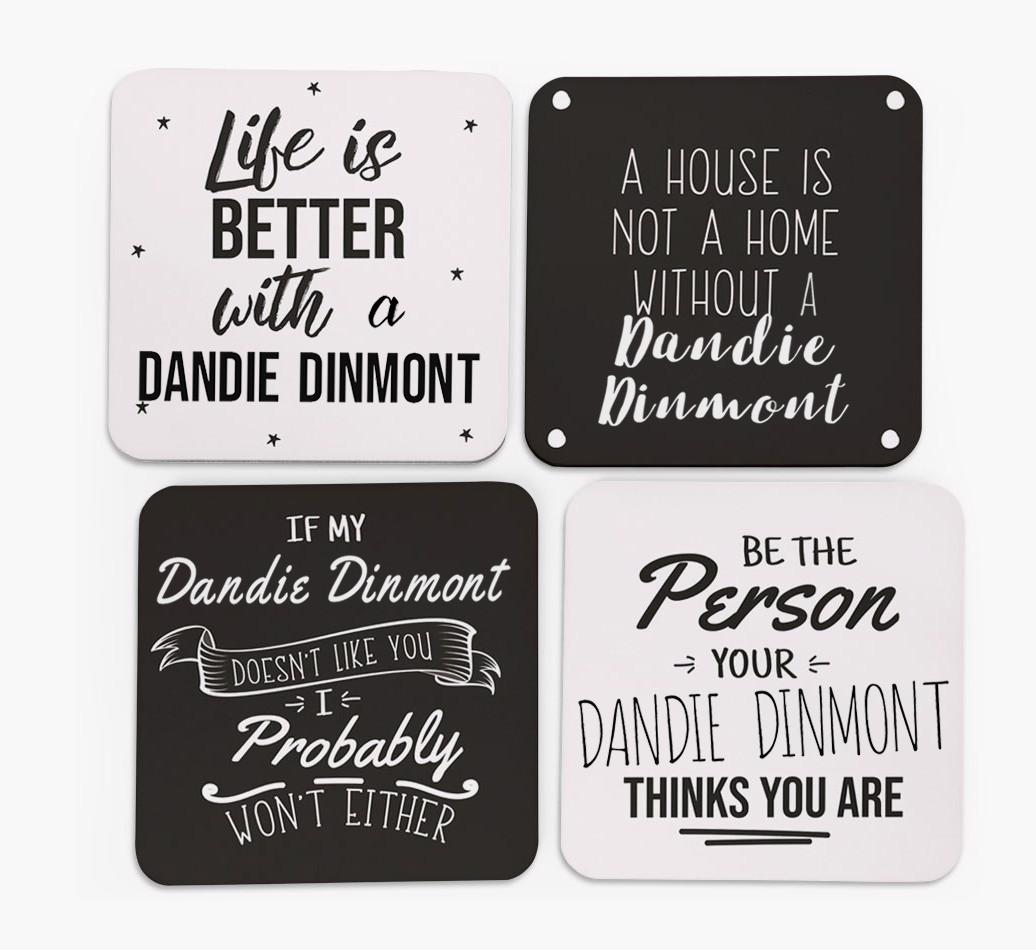 {breedFullName} Quote Coasters - Set of 4
