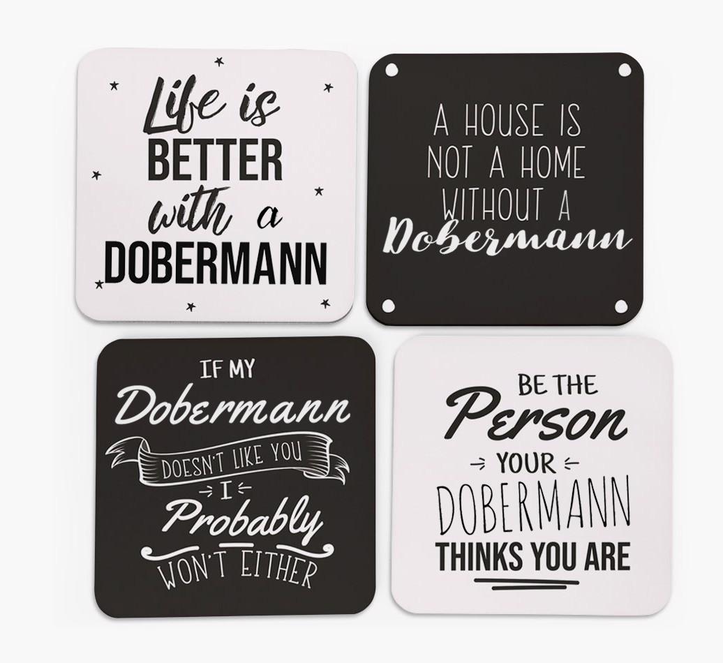 {breedFullName} Quote Coasters - Set of 4