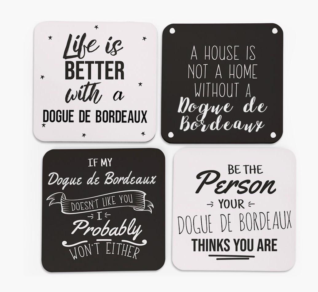 {breedFullName} Quote Coasters - Set of 4