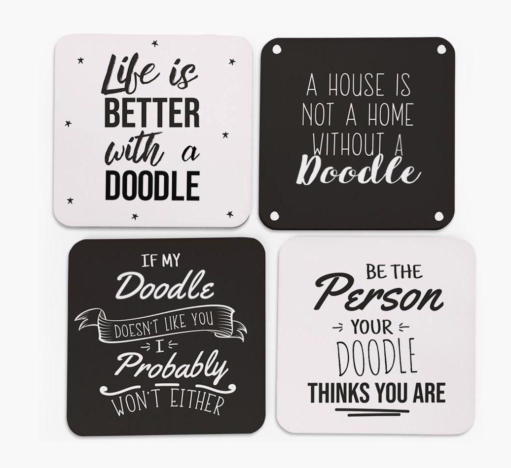 {breedFullName} Quote Coasters - Set of 4