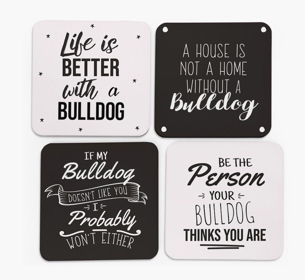 {breedFullName} Quote Coasters - Set of 4