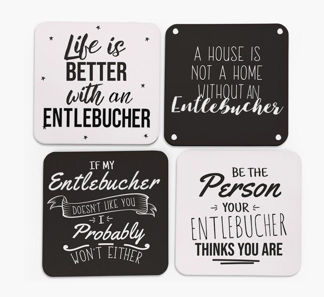 {breedFullName} Quote Coasters - Set of 4