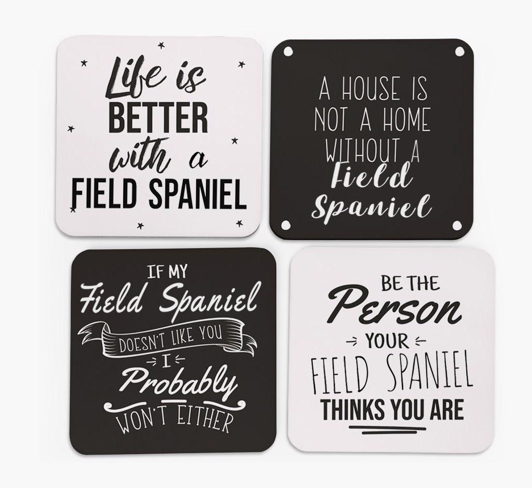 {breedFullName} Quote Coasters - Set of 4