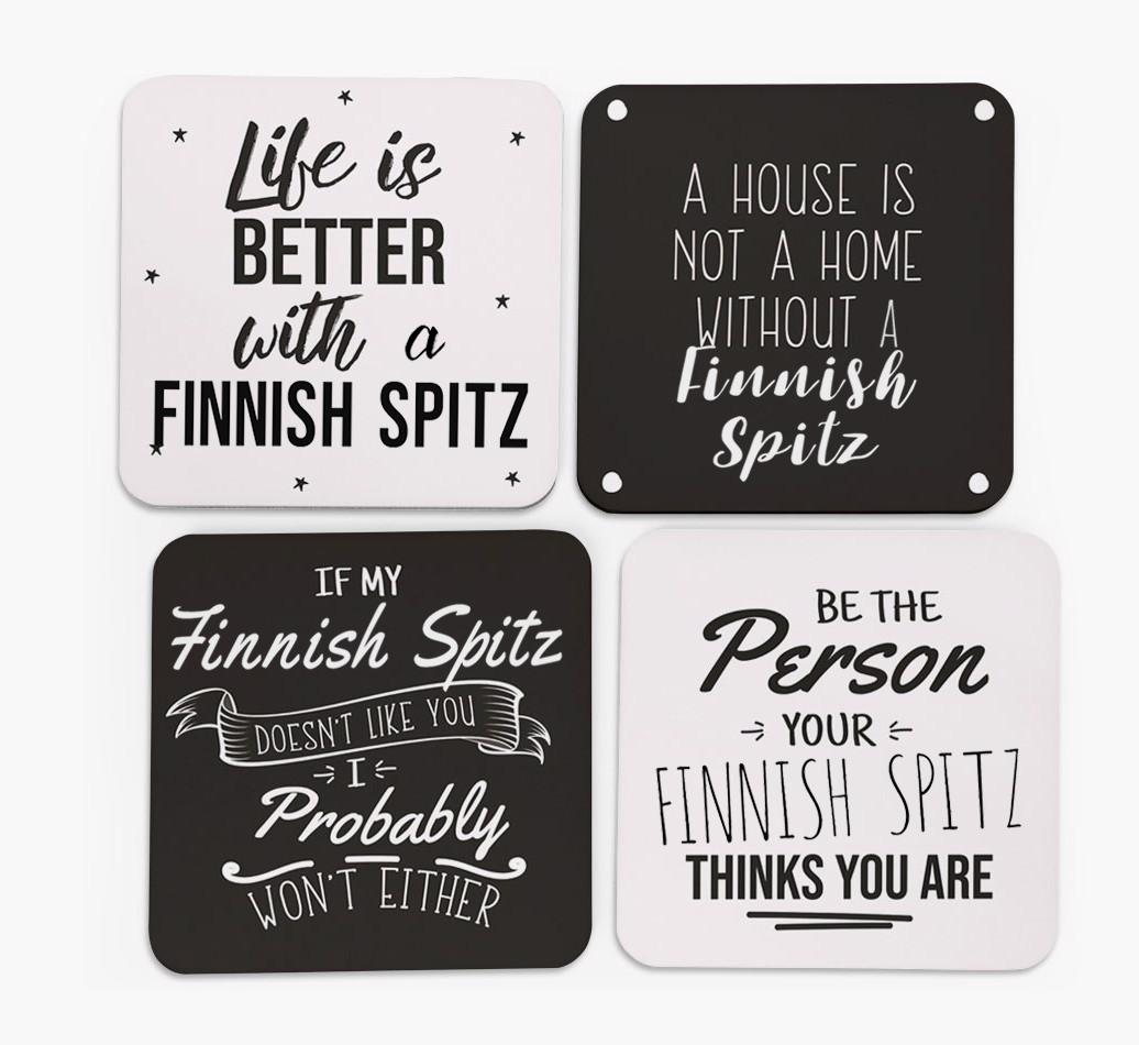 {breedFullName} Quote Coasters - Set of 4