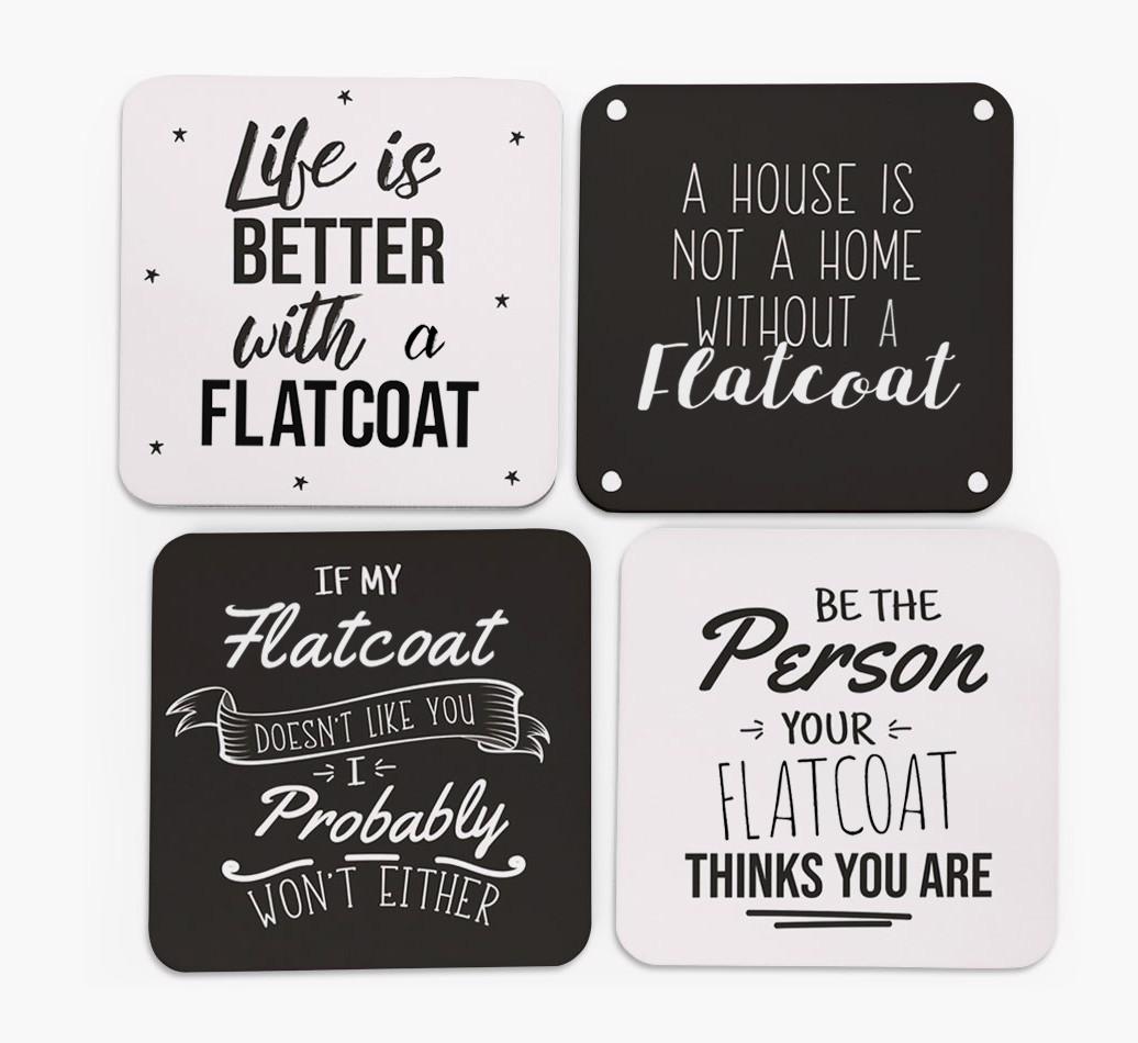 {breedFullName} Quote Coasters - Set of 4