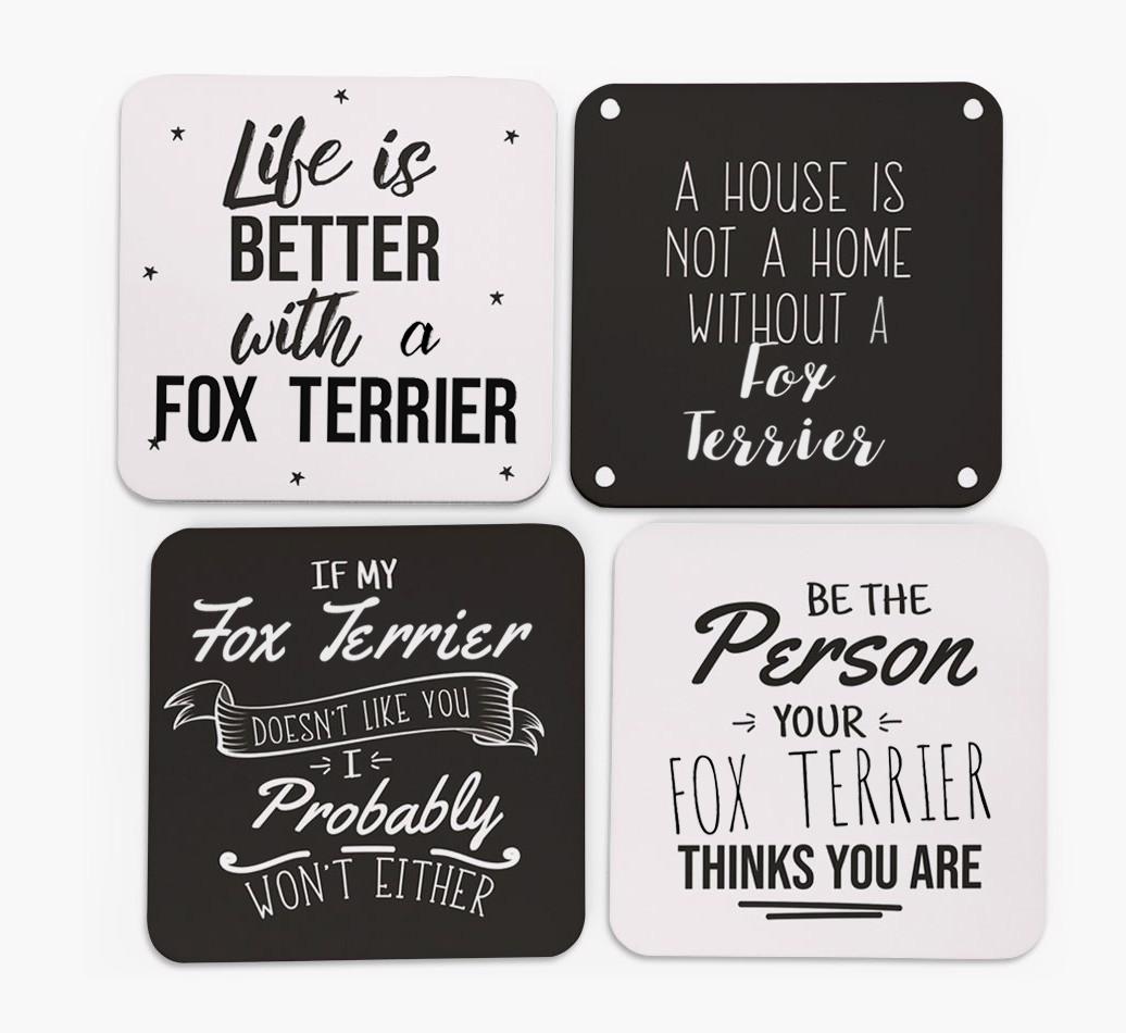 {breedFullName} Quote Coasters - Set of 4
