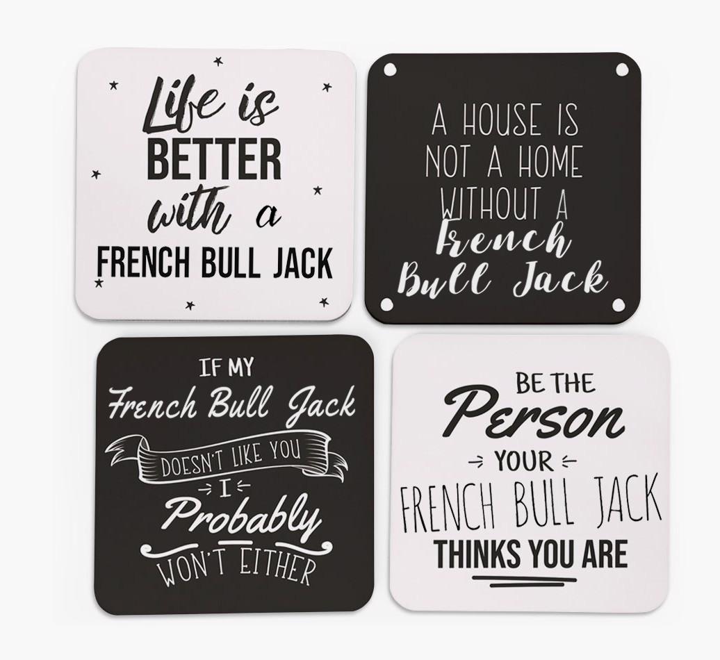 {breedFullName} Quote Coasters - Set of 4