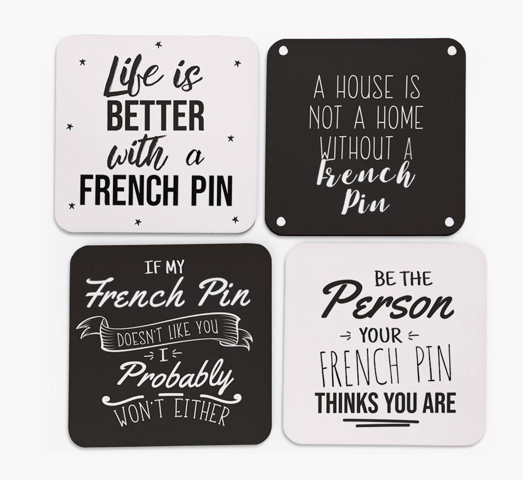 {breedFullName} Quote Coasters - Set of 4