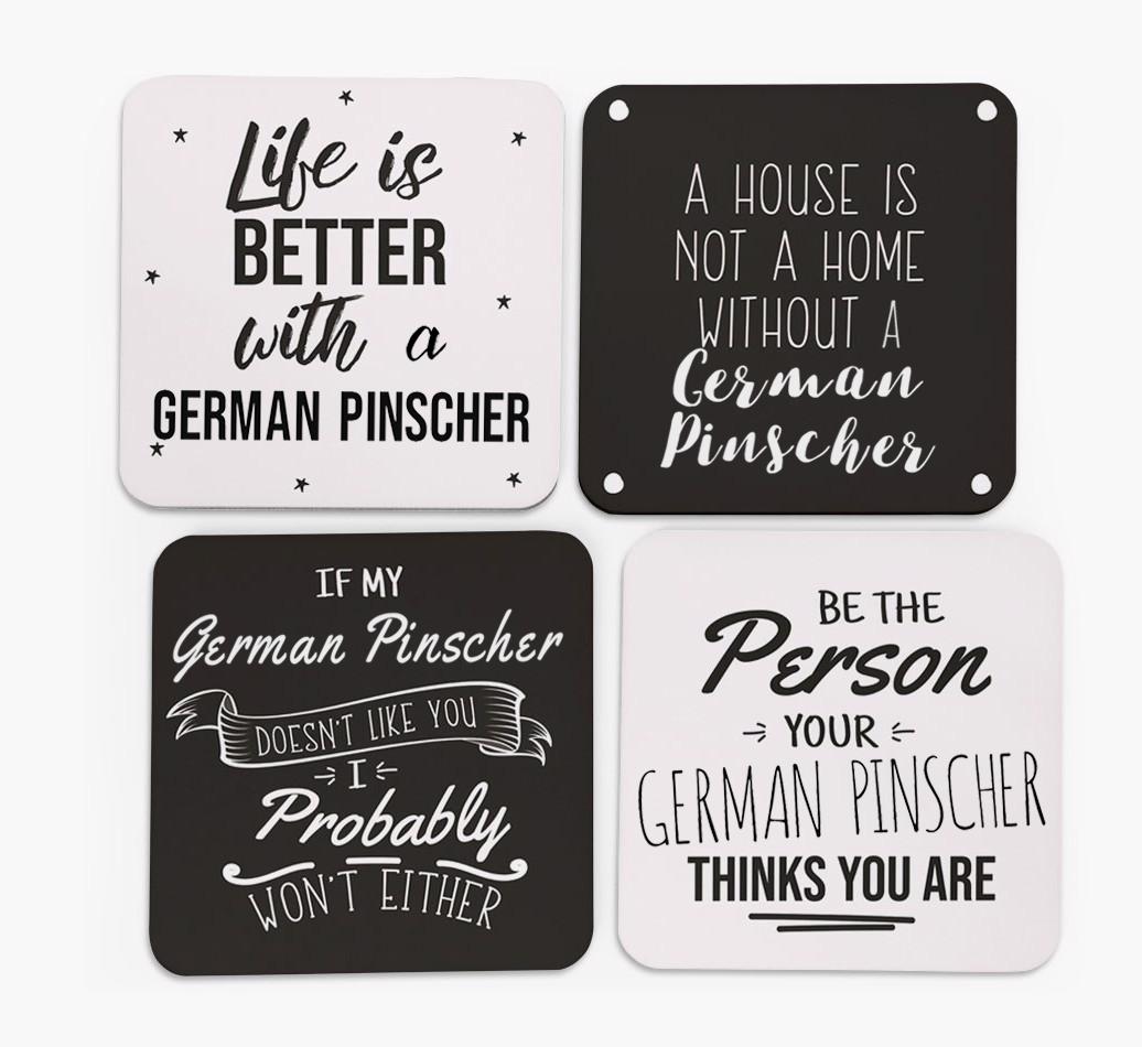 {breedFullName} Quote Coasters - Set of 4