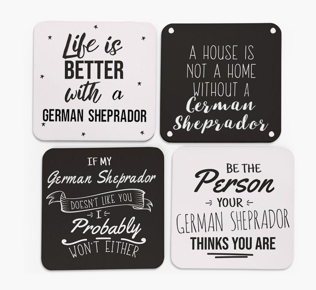 {breedFullName} Quote Coasters - Set of 4
