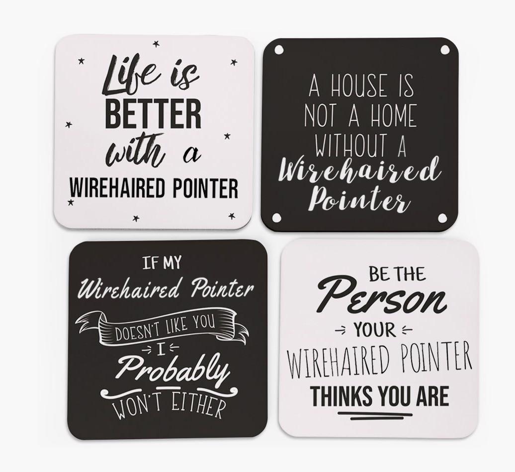 {breedFullName} Quote Coasters - Set of 4