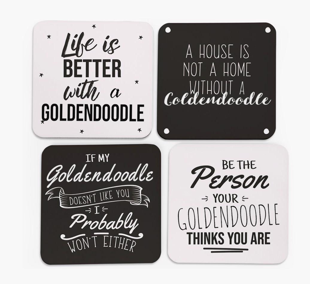 {breedFullName} Quote Coasters - Set of 4