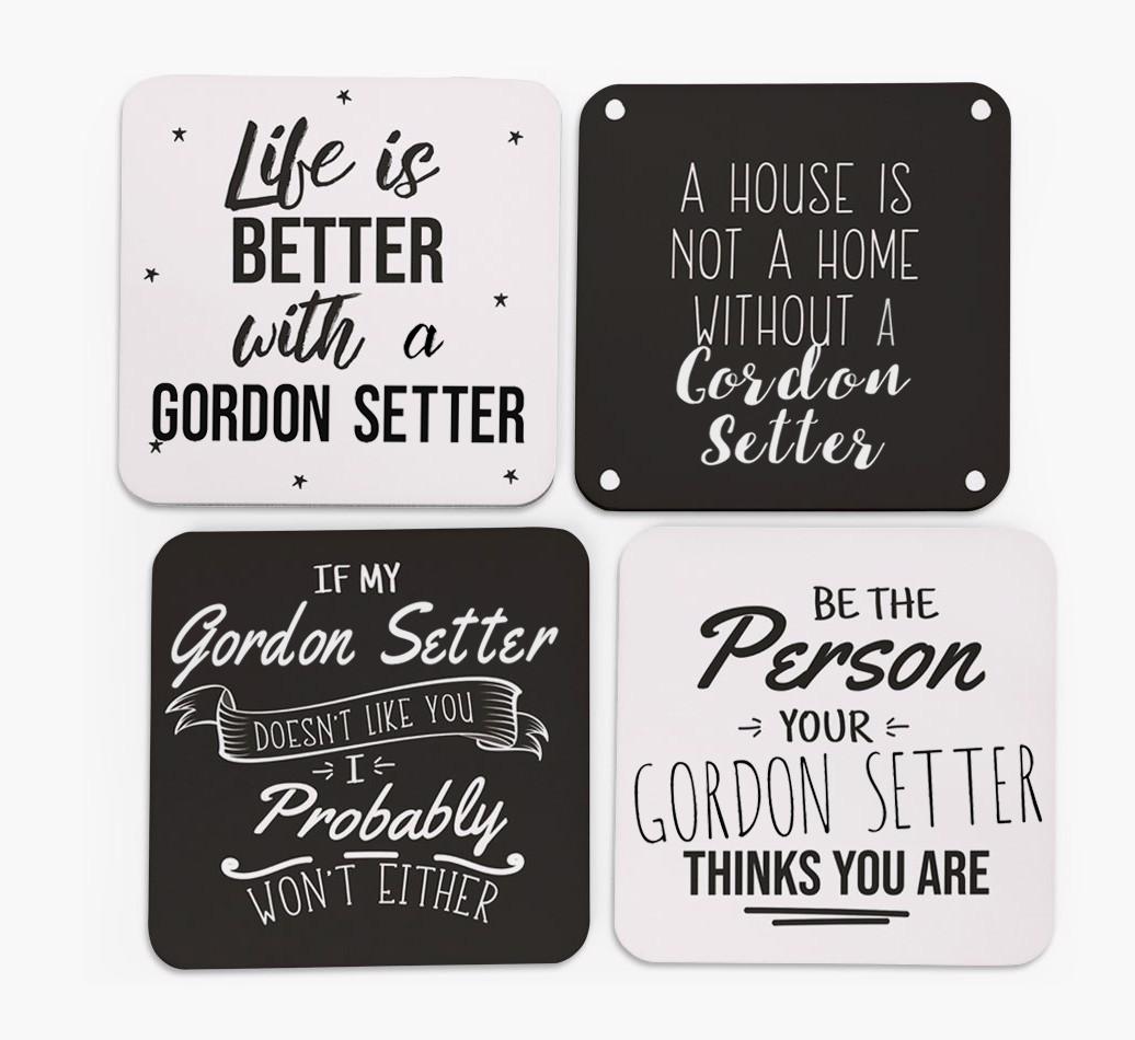 {breedFullName} Quote Coasters - Set of 4