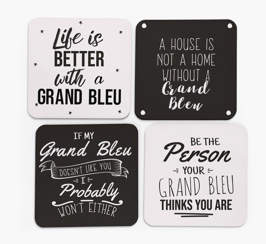 {breedFullName} Quote Coasters - Set of 4