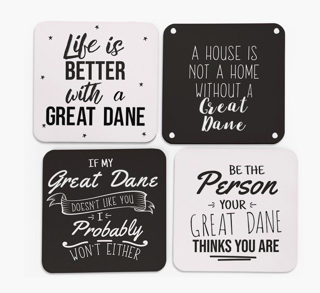 {breedFullName} Quote Coasters - Set of 4