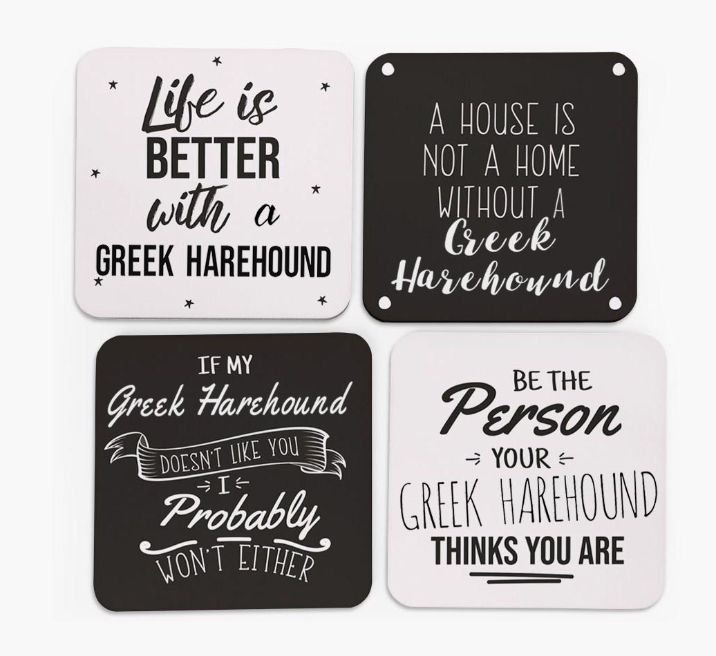 {breedFullName} Quote Coasters - Set of 4