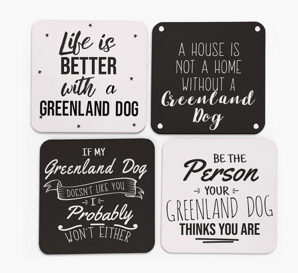 {breedFullName} Quote Coasters - Set of 4