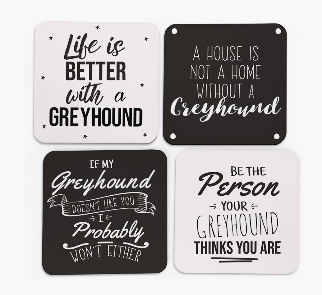 {breedFullName} Quote Coasters - Set of 4