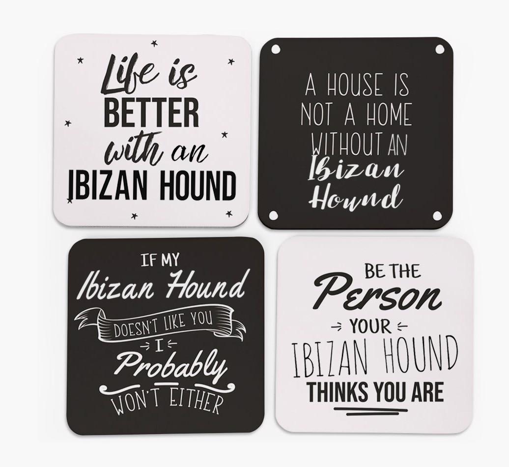 {breedFullName} Quote Coasters - Set of 4