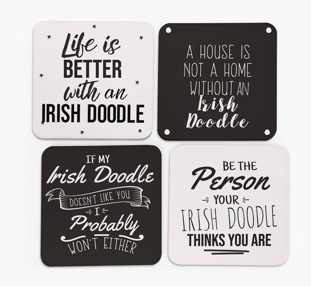 {breedFullName} Quote Coasters - Set of 4