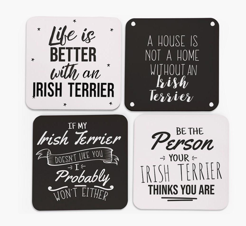 {breedFullName} Quote Coasters - Set of 4