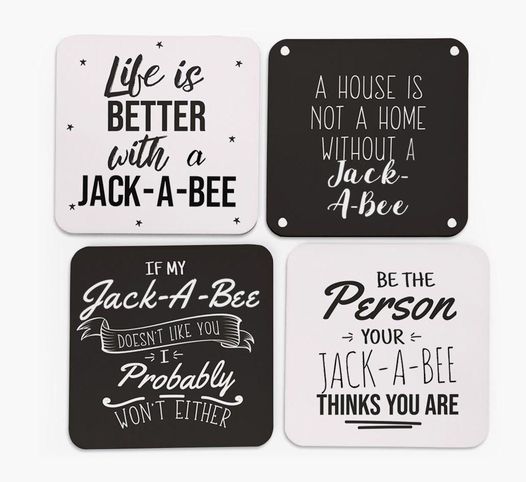 {breedFullName} Quote Coasters - Set of 4