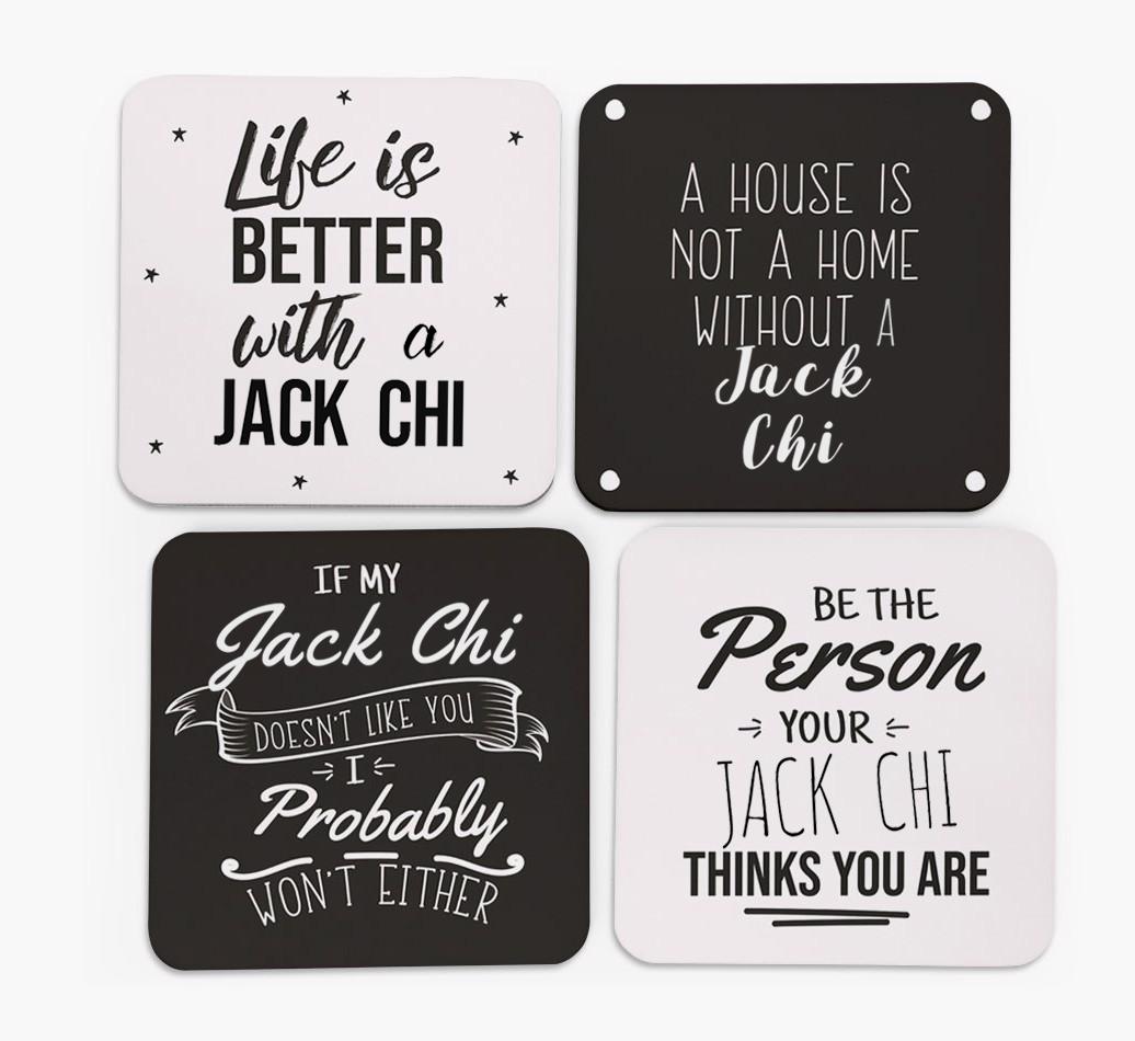 {breedFullName} Quote Coasters - Set of 4