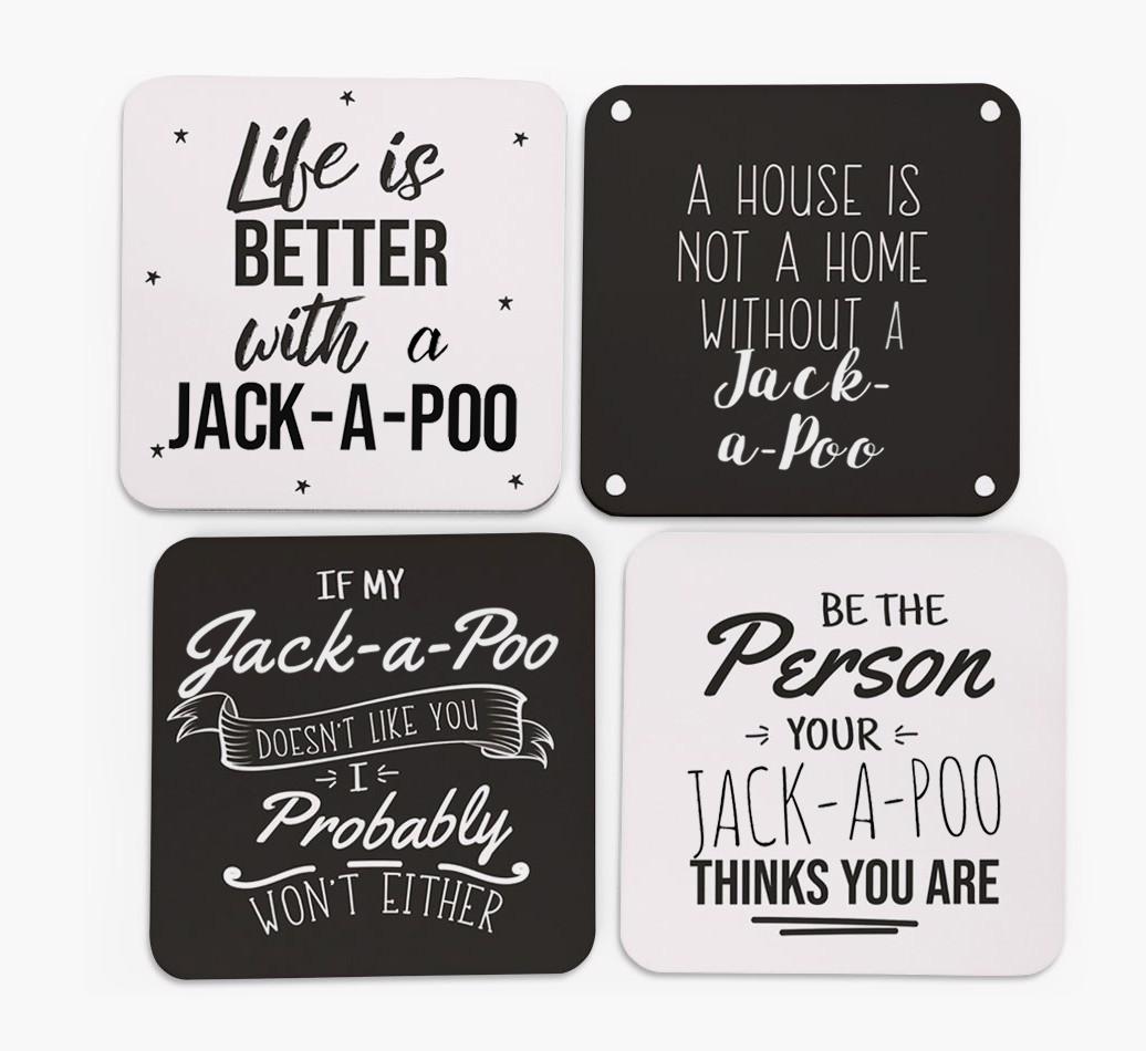 {breedFullName} Quote Coasters - Set of 4