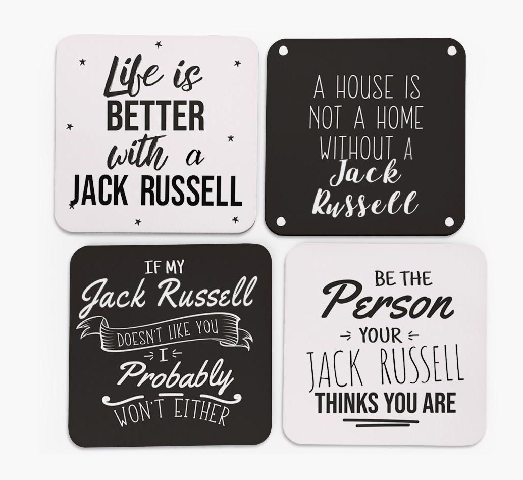 {breedFullName} Quote Coasters - Set of 4