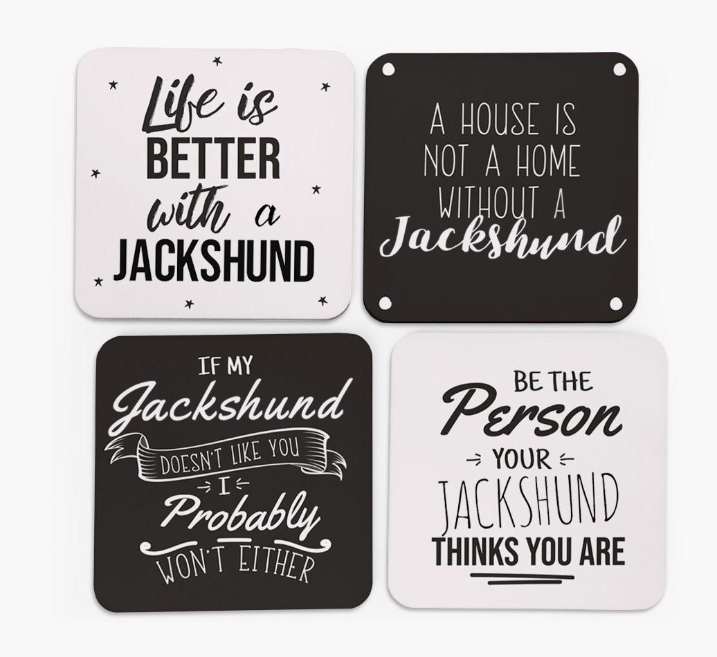 {breedFullName} Quote Coasters - Set of 4