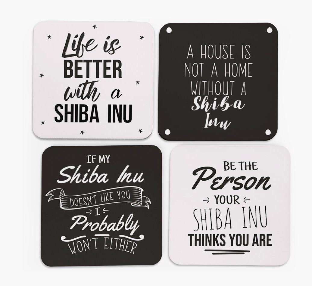 {breedFullName} Quote Coasters - Set of 4