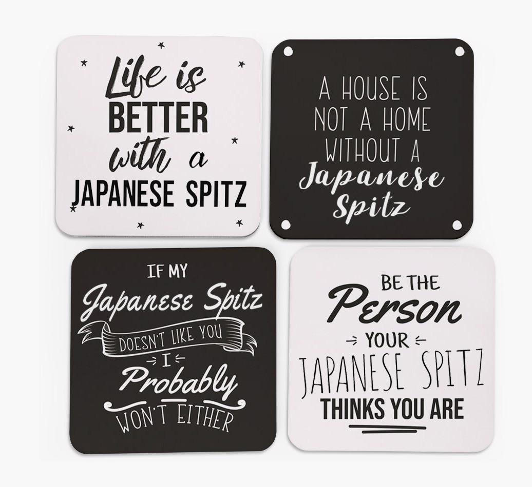 {breedFullName} Quote Coasters - Set of 4