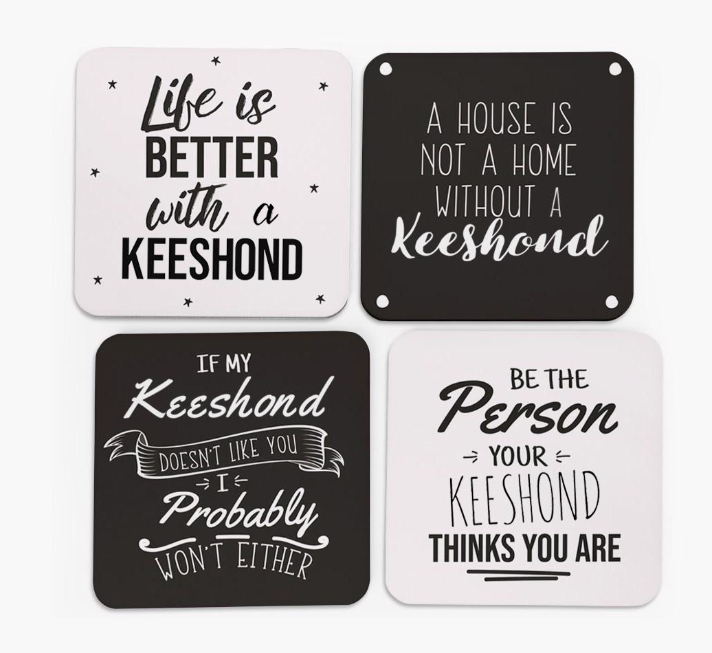 {breedFullName} Quote Coasters - Set of 4