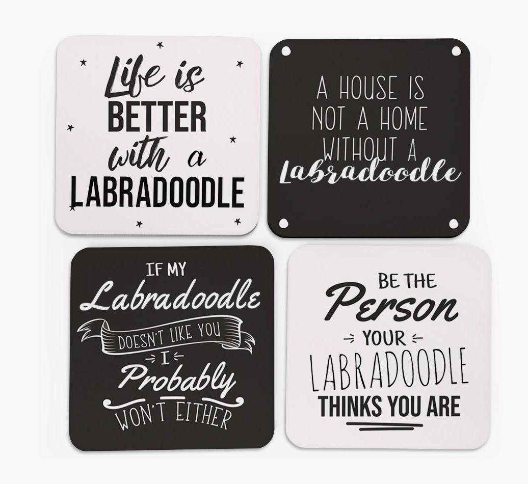 {breedFullName} Quote Coasters - Set of 4