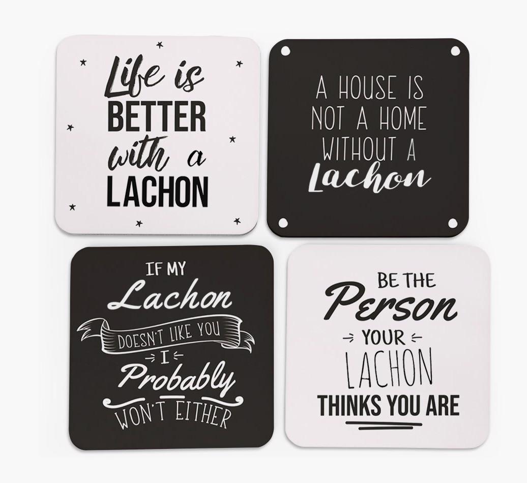 {breedFullName} Quote Coasters - Set of 4