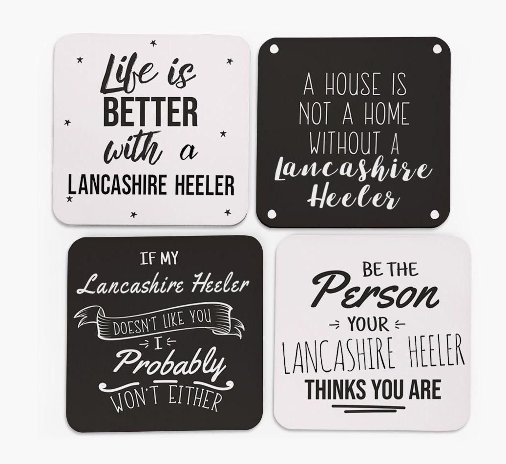 {breedFullName} Quote Coasters - Set of 4