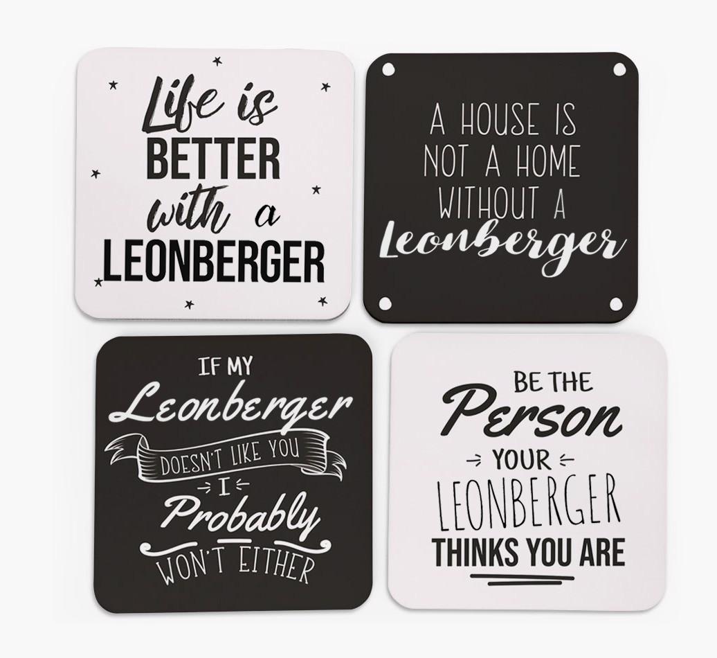 {breedFullName} Quote Coasters - Set of 4
